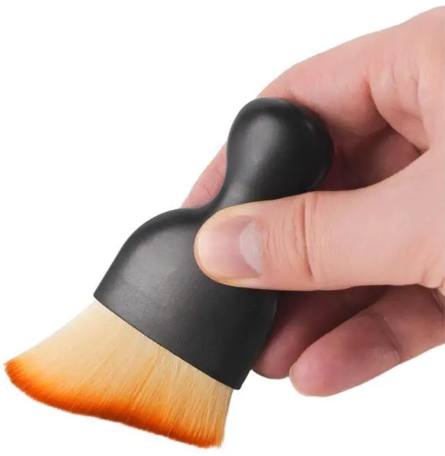 Alt view image 5 of 7 - 2Pcs Car Interior Detailing Brush, Soft Bristle Car Cleaning Brushes