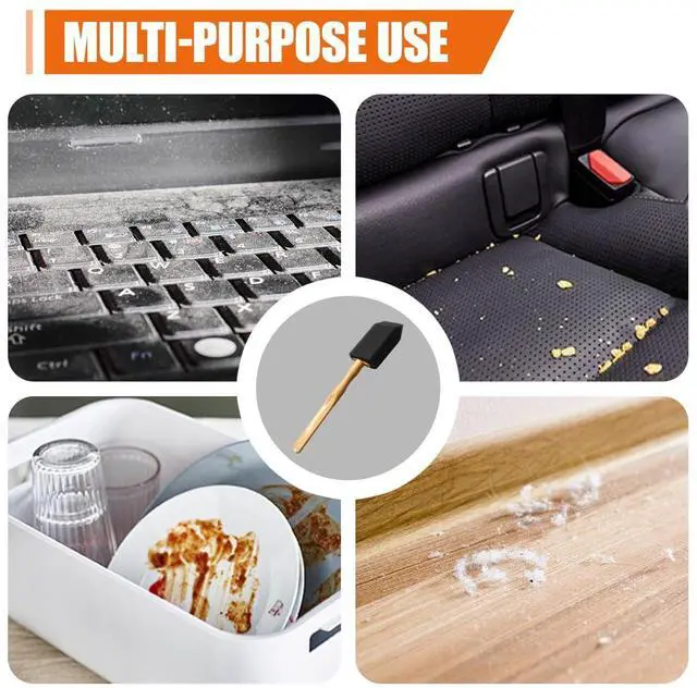 Alt view image 6 of 6 - Car Air Vent Brush Set, No Scratch Sponge Auto Detailing Brushes, Multifunctional Car Dusting Brush, Soft Vehicle Interior & Exterior Cleaning Supplies for SUV, Truck(5PCS)