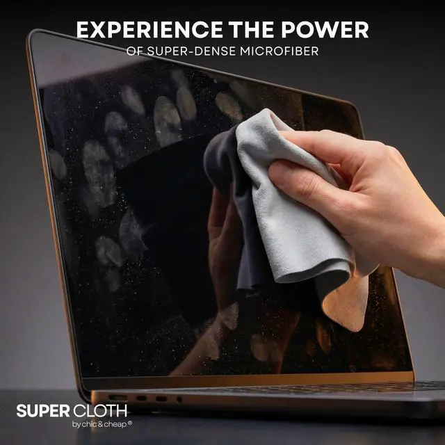 Alt view image 4 of 7 - Super-Cloth Glasses Cleaning Cloths (6-Pack) Premium Microfiber Lens Cleaning Cloth for Eyeglasses, Sunglasses, Camera Lenses, Screens & VR Headsets, Lint-Free, Scratch-Safe, Washable & Reusable