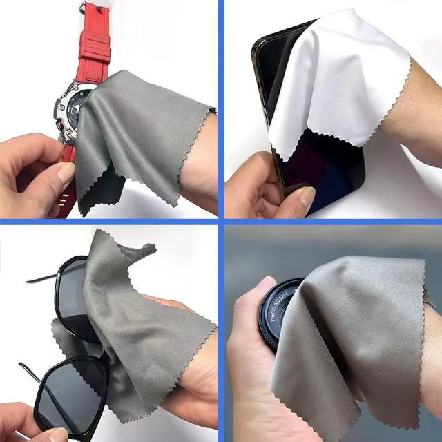 Alt view image 5 of 7 - Eyeglass Cleaning Cloths, 30 Pack, 6 x 7 Inch, Glasses Cloth