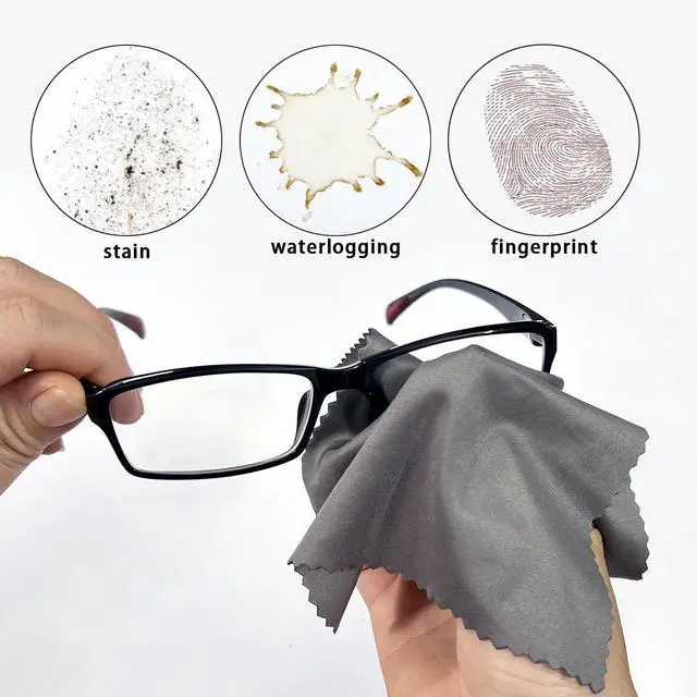 Alt view image 3 of 7 - Eyeglass Cleaning Cloths, 30 Pack, 6 x 7 Inch, Glasses Cloth