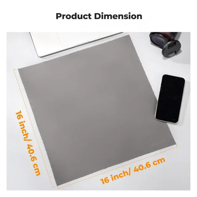 Alt view image 2 of 7 - Extra Large Microfiber Cleaning Cloths X4 ,for TV,Eyeglasses