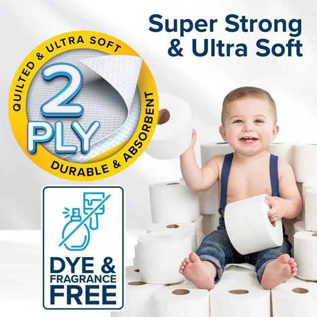 Alt view image 5 of 7 - Camper & RV Toilet Paper - 16-Rolls - 2-Ply Quick Dissolve RV Septic Safe Bath Tissue - Dye & Fragrance Free - 500 Sheets Per Roll (40282)