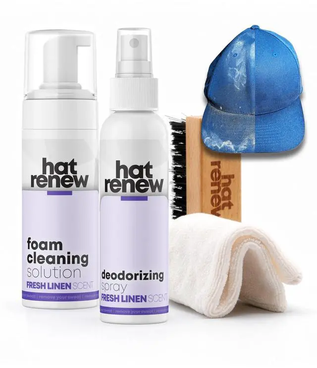 Main image of Fresh Linen Scent - Sweat Stain & Odor Remover for Hats & Caps - No Soaking, Safe for Embroidery & Structured Hats