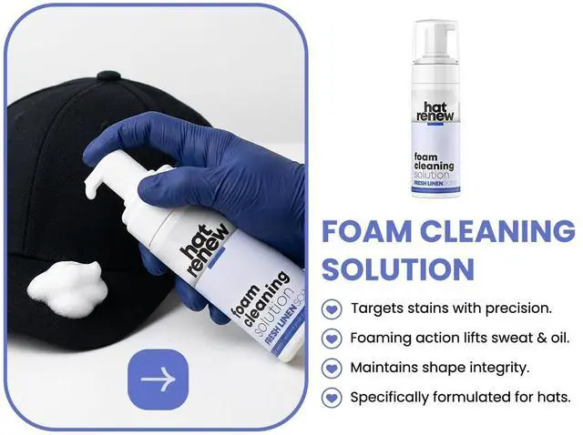 Alt view image 6 of 7 - Fresh Linen Scent - Sweat Stain & Odor Remover for Hats & Caps - No Soaking, Safe for Embroidery & Structured Hats