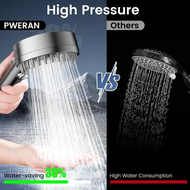 Alt view image 2 of 7 - Filtered Shower Head with Handheld, High Pressure Showerhead with Filters