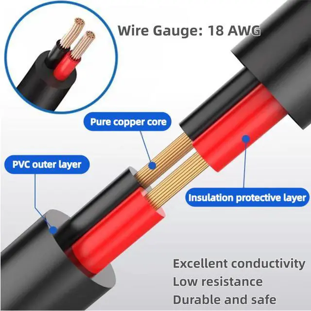 Alt view image 4 of 6 - DC Jack 5.5mmx2.1mm Power Extension 18AWG with Inline On/Off Switch Button Cable Cord Adapter Male to Female Connector for LED Strip CCTV Security Camera (2 Pack)