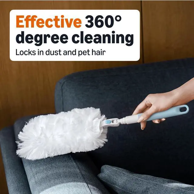 Alt view image 2 of 6 - 360° Heavy Duty Duster Refills, Picks up and Traps 2X More Allergens, 11 Count, Pack of 1