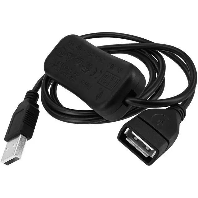 Alt view image 3 of 7 - USB Cable with Switch, 2-Pack 1M/3Ft USB Male to Female Extension Cord Inline Rocker On/Off Switch for Driving Recorder, LED Desk Lamp, USB Fan, LED Strip (2 Pack 3FT)