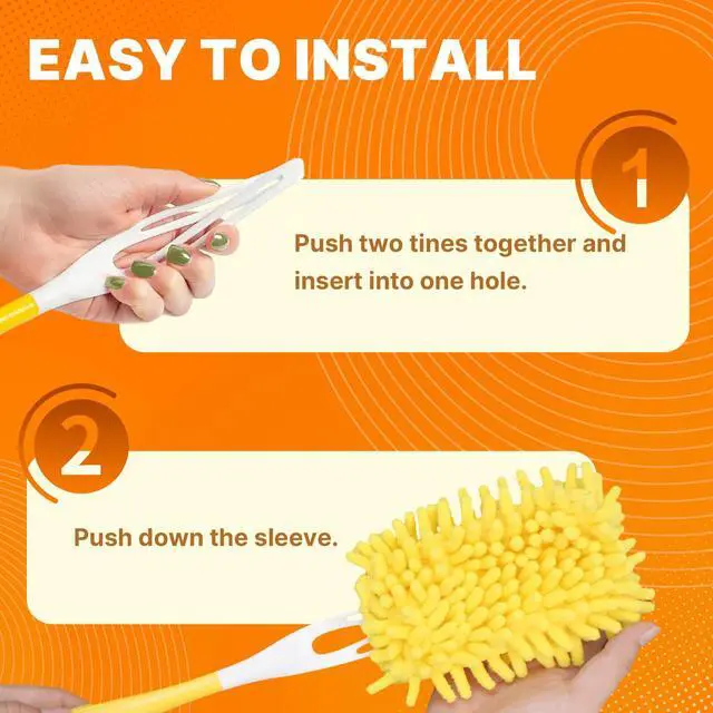Alt view image 4 of 7 - Duster Refill Compatible with Swiffer Hand Duster, 360 Heavy Duty