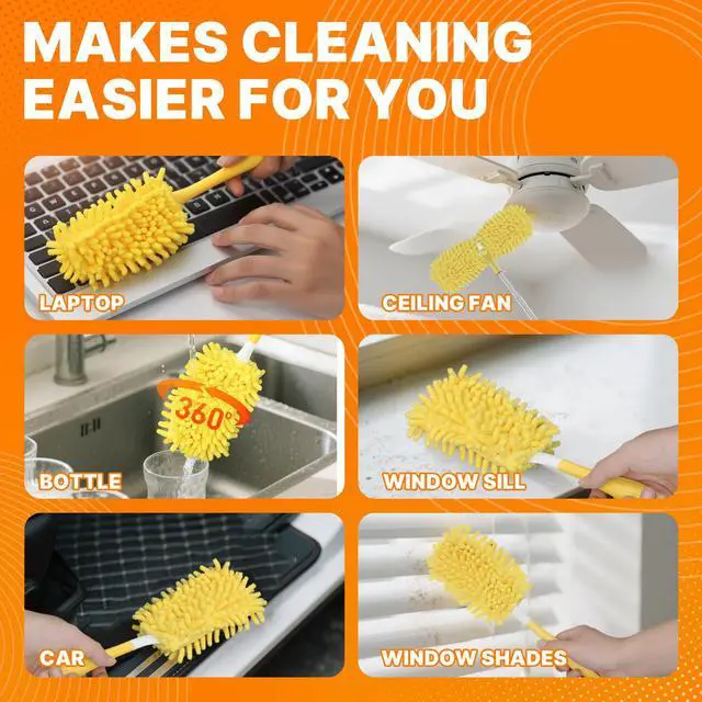Alt view image 5 of 7 - Duster Refill Compatible with Swiffer Hand Duster, 360 Heavy Duty