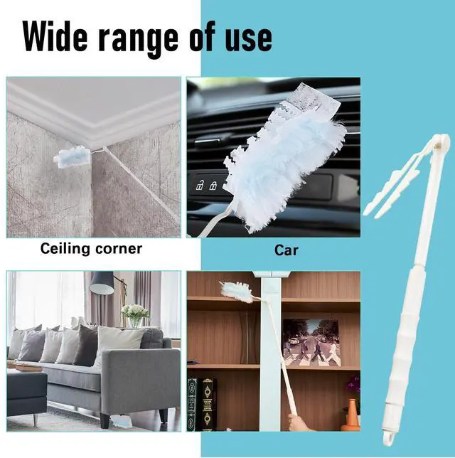 Alt view image 4 of 6 - 2 Pcs 3 ft Replacement Handles Compatible with Duster Refills