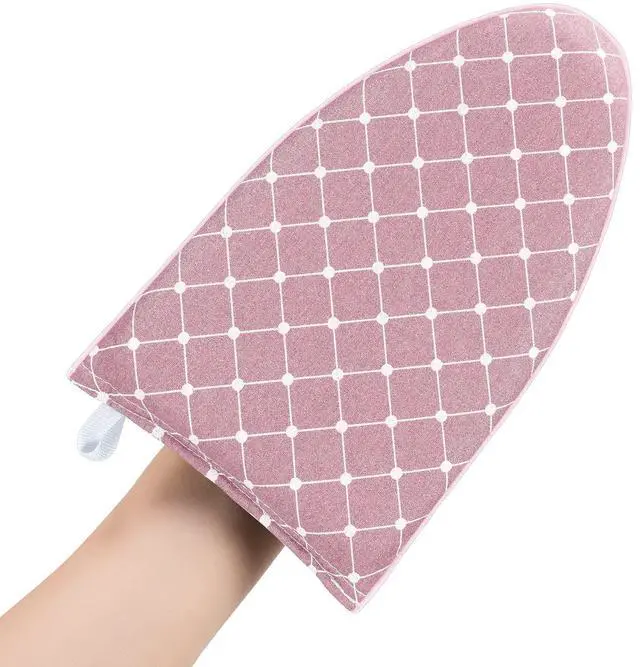 Main image of Garment Steamer Ironing Gloves Anti Steam Glove Heat Resistant Garment Steamer Mitt, Garment Steam Accessories for ClothesPink