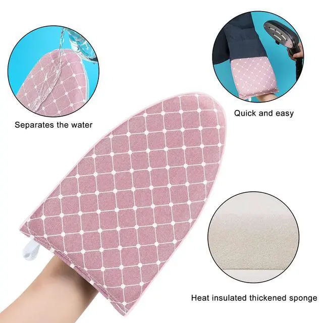 Alt view image 5 of 7 - Garment Steamer Ironing Gloves Anti Steam Glove Heat Resistant Garment Steamer Mitt, Garment Steam Accessories for ClothesPink