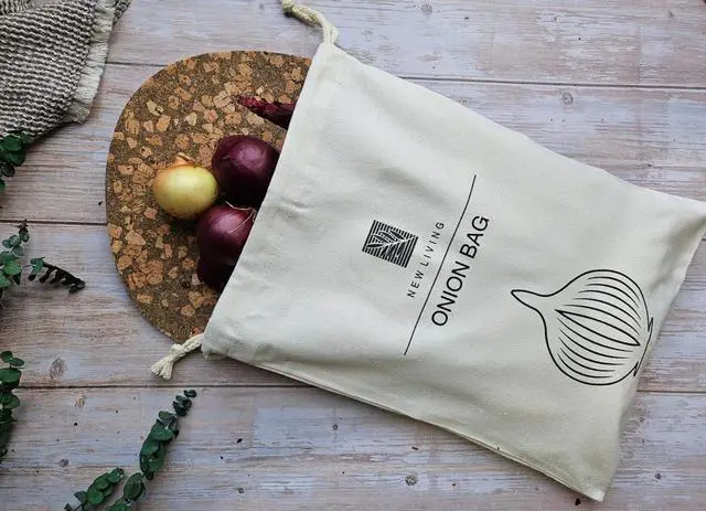 Alt view image 4 of 6 - Eco Potato & Onion Storage Bags, Linen Cotton Material, 30 * 40cm