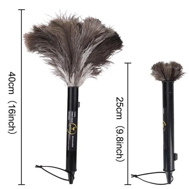 Alt view image 2 of 5 - Ostrich Feather Duster Retractable 16 inch, 1 Pack