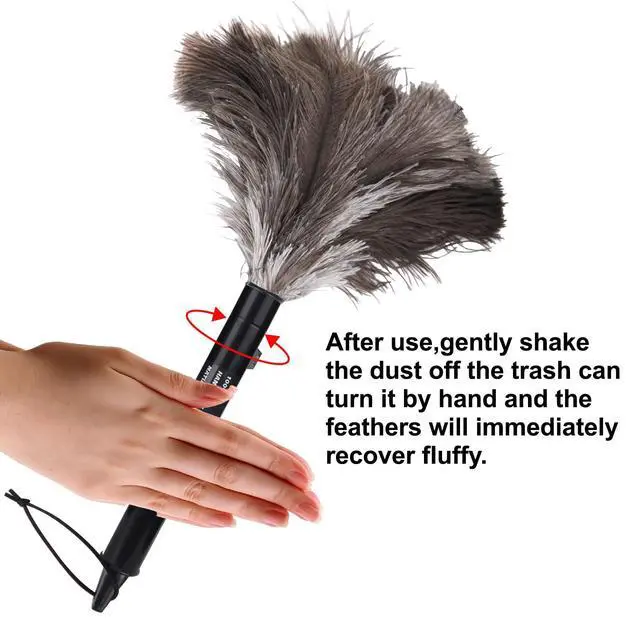 Alt view image 3 of 5 - Ostrich Feather Duster Retractable 16 inch, 1 Pack