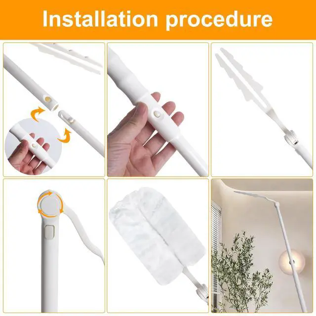 Alt view image 3 of 7 - 2 Pcs Replacement Handles Compatible with Swiffer Duster Refill