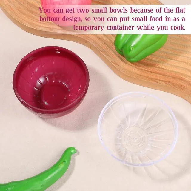 Alt view image 6 of 7 - Reusable Onion & Tomato Storage Containers, Fruit and Vegetable Keeper Saver for Fridge Onions Keeper for Refrigerator Onions Holder Storage Vegetable Crisper Makes Food Stays Fresh Longer