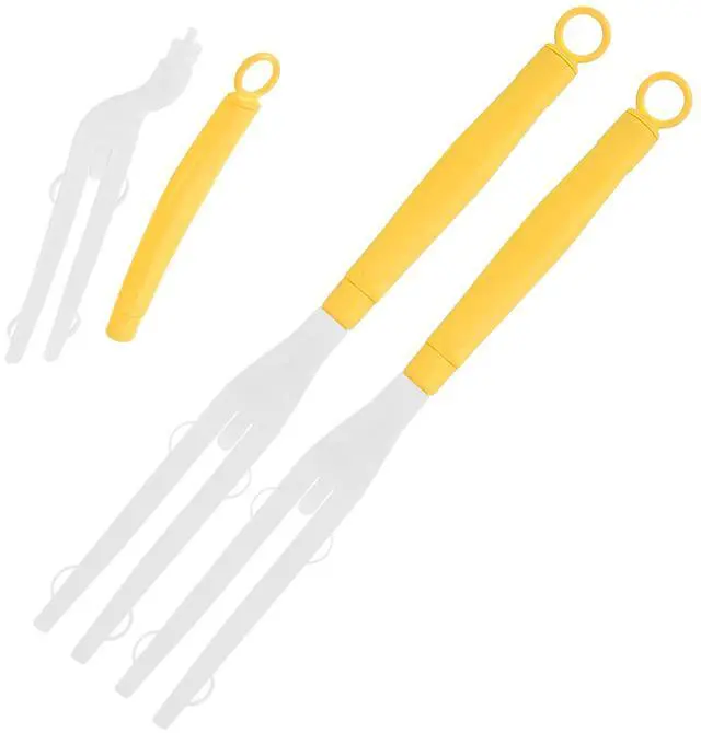 Main image of Handle Compatible with Swiffer Duster,Replacement Extendable Dusters Mop Handles for Swiffer Refill,Replaceable Small Duster Refill Handles for Tight Spaces(Yellow,2Pcs)