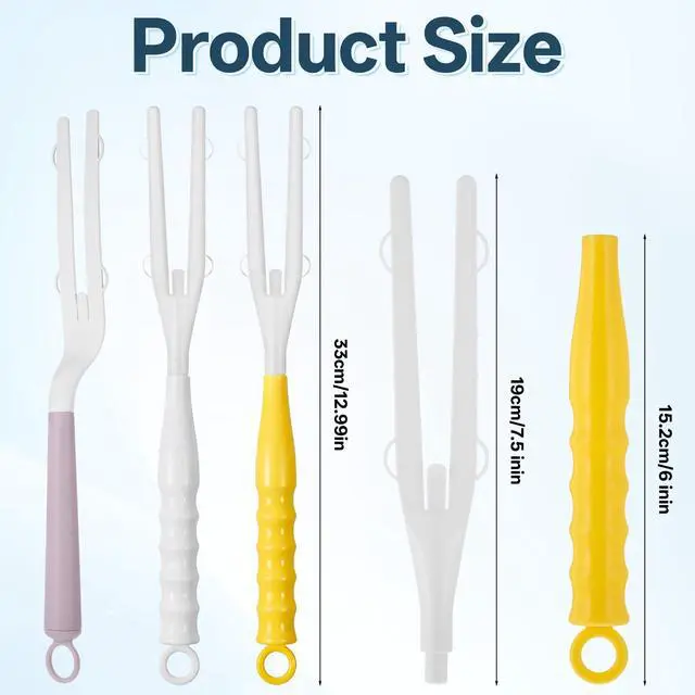 Alt view image 2 of 7 - 3 Pack Replacement Duster Handles Compatible with Swiffer Dusters, Detachable Mop Handles for Tight Spaces Home Cleaning
