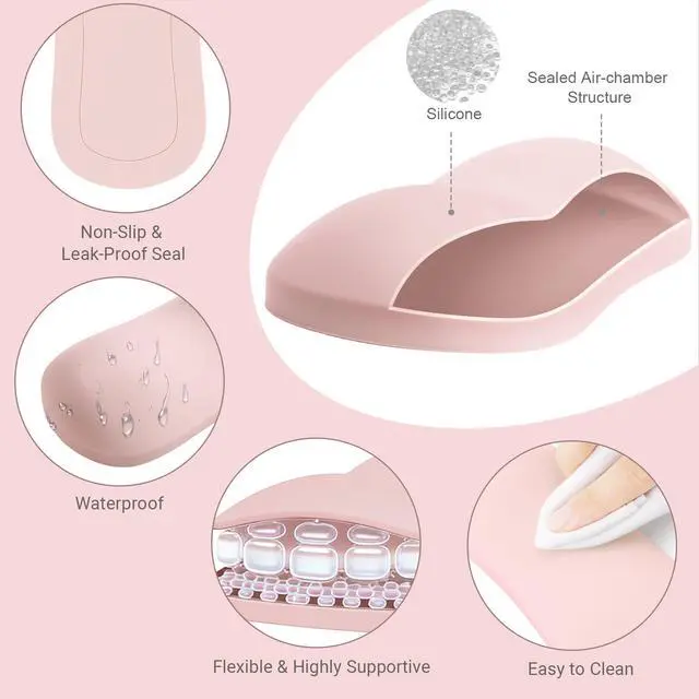 Alt view image 2 of 7 - Silicone Wrist Rest Pad, Ergonomic Inflatable Support for Mouse