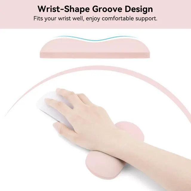 Alt view image 6 of 7 - Silicone Wrist Rest Pad, Ergonomic Inflatable Support for Mouse