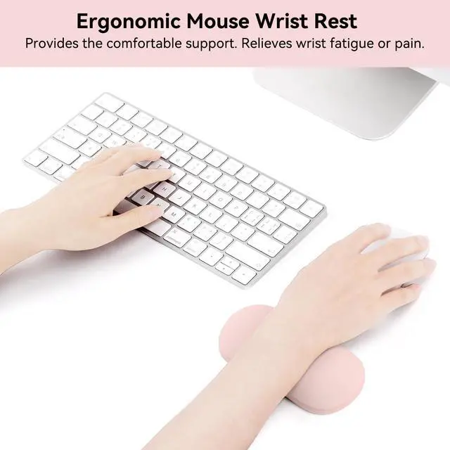 Alt view image 3 of 7 - Silicone Wrist Rest Pad, Ergonomic Inflatable Support for Mouse