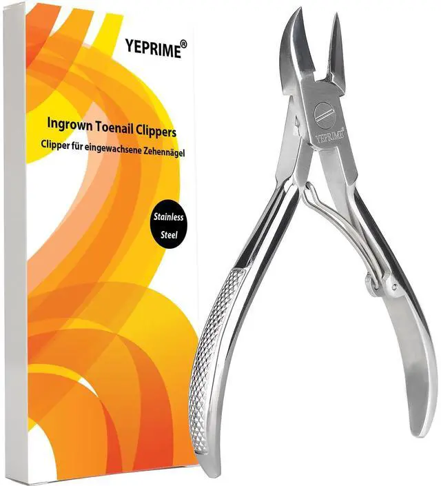 Main image of Toenail Clippers for Thick and Ingrown Nails, Curved Blade