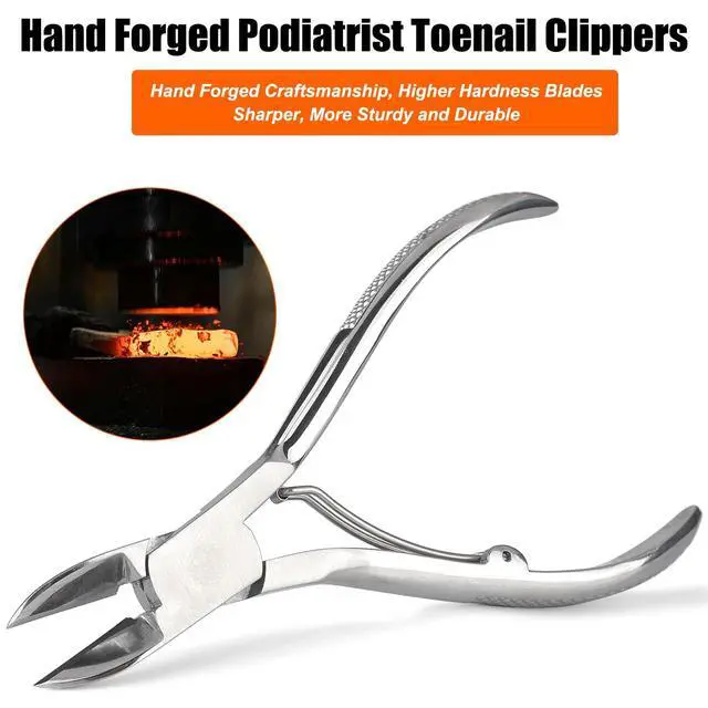 Alt view image 2 of 7 - Toenail Clippers for Thick and Ingrown Nails, Curved Blade