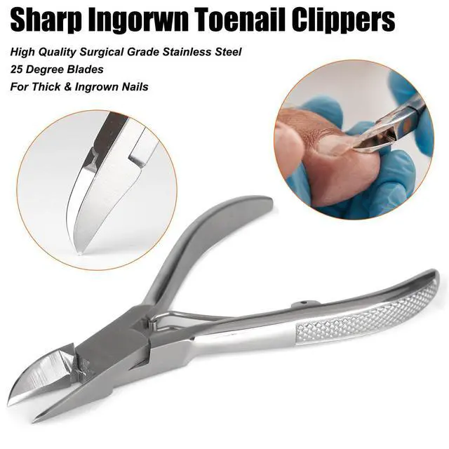 Alt view image 3 of 7 - Toenail Clippers for Thick and Ingrown Nails, Curved Blade