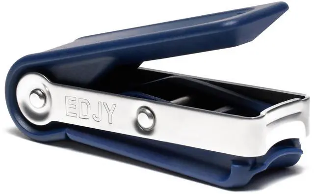 Main image of Fingernail Cutter - Precision Stainless Steel Nail Cutter for Fingernails | Sharp Blade, Ergonomic Design, Durable & Rust-Resistant | Ideal for Men and Women | Navy