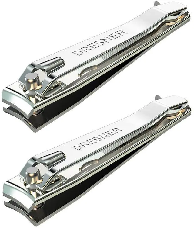 Main image of 2PCS Stainless Steel Nail Clippers Set, Fingernail & Toenail Clippers