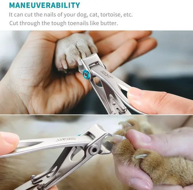 Alt view image 5 of 7 - Extra Wide Jaw Opening Nail Clippers for Thick Nails Cutter for Ingrown Toenail Clippers & Fingernails Manicure Set,Pedicure Kit,Men & Women(Silver)