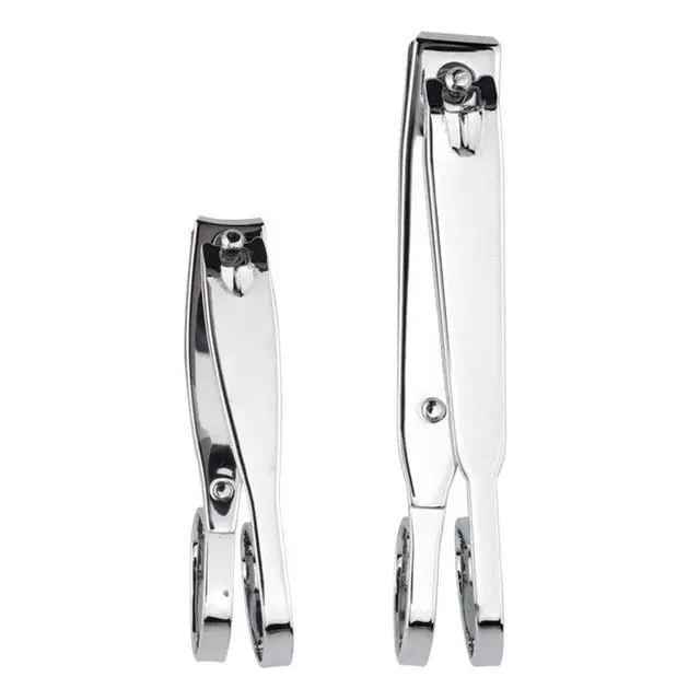 Alt view image 3 of 6 - Nail Clippers,EZ Grip Nail Clipper Set,Carbon Steel Fingernail and Toenail Clippers for Seniors Long handle with Metal Case for Women and Man - Set of 2 (Small and Large)