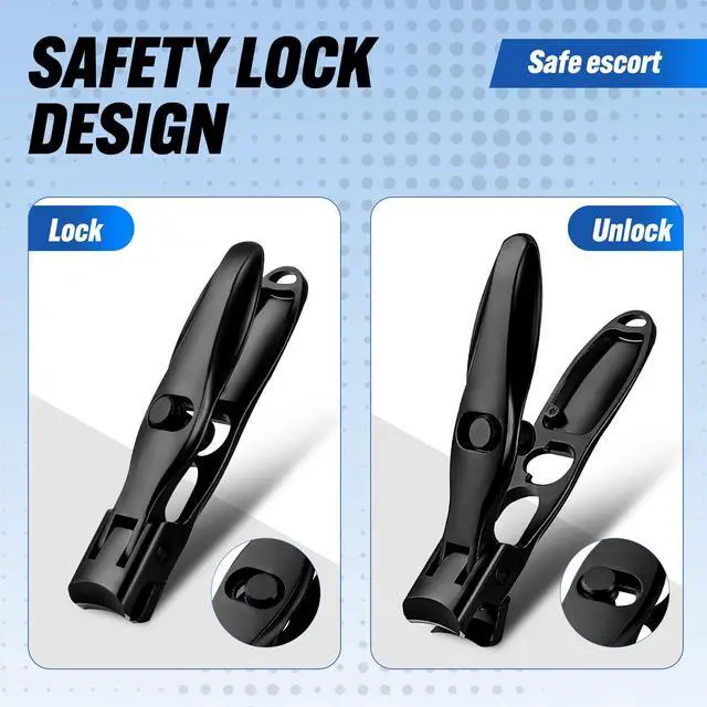 Alt view image 2 of 6 - Jaw Nail Clippers, Stainless Steel, Professional Fingernail Clipper