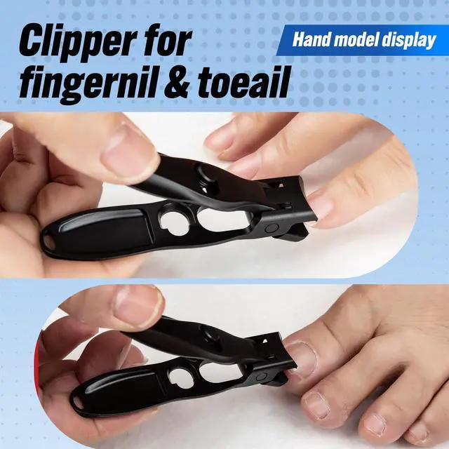 Alt view image 5 of 6 - Jaw Nail Clippers, Stainless Steel, Professional Fingernail Clipper