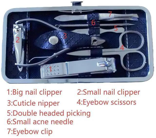 Alt view image 2 of 7 - Nail Clippers Set for Men Women Parent Earpick EarpickerProfessional Manicure Set BWLSMART 21 Pieces Pedicure Kit, Nail Care and Grooming Kit with Travel Case Fingernail and Toenail Clipper Cutters