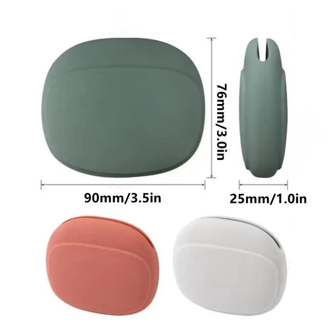 Alt view image 2 of 7 - 3 Pcs Silicone Earbud Case | Earphone Storage Organizer, For Earpieces SD Card Camera Chips, Travel Use