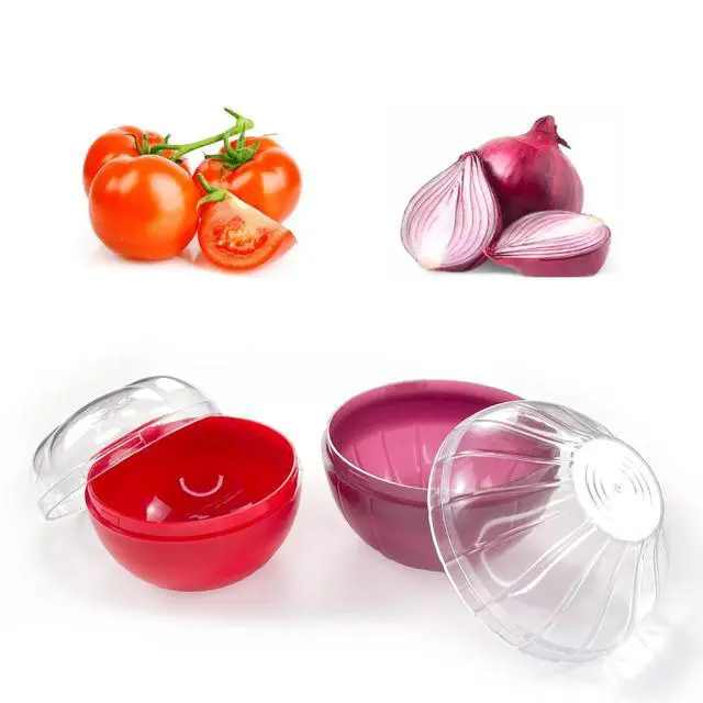 Alt view image 2 of 6 - Vegetable Shaped Savers Storage Containers for Fridge Vegetable
