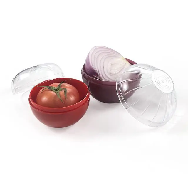 Alt view image 4 of 6 - Vegetable Shaped Savers Storage Containers for Fridge Vegetable