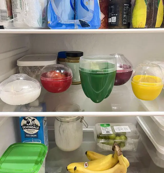 Alt view image 6 of 6 - Vegetable Shaped Savers Storage Containers for Fridge Vegetable