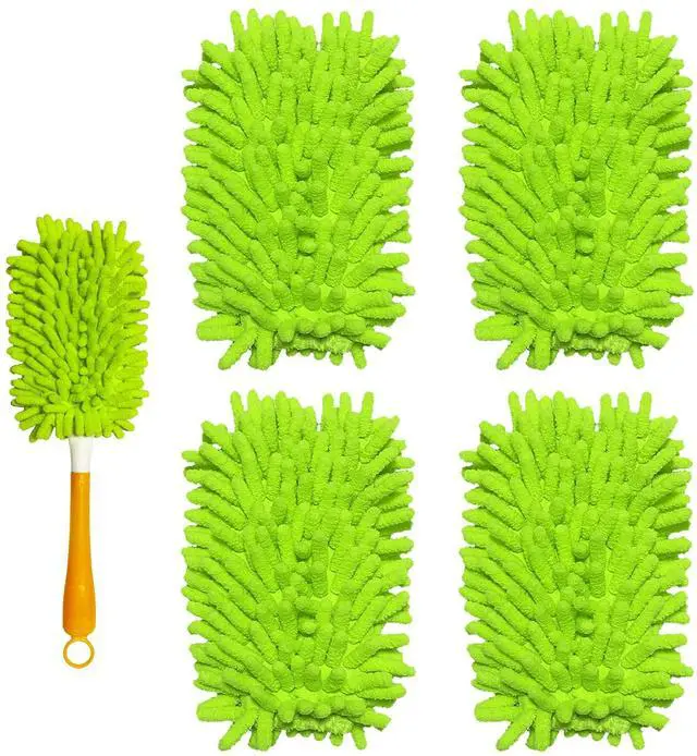 Main image of 4 Pack Reusable Duster Refill Compatible with Swiffer Hand Duster