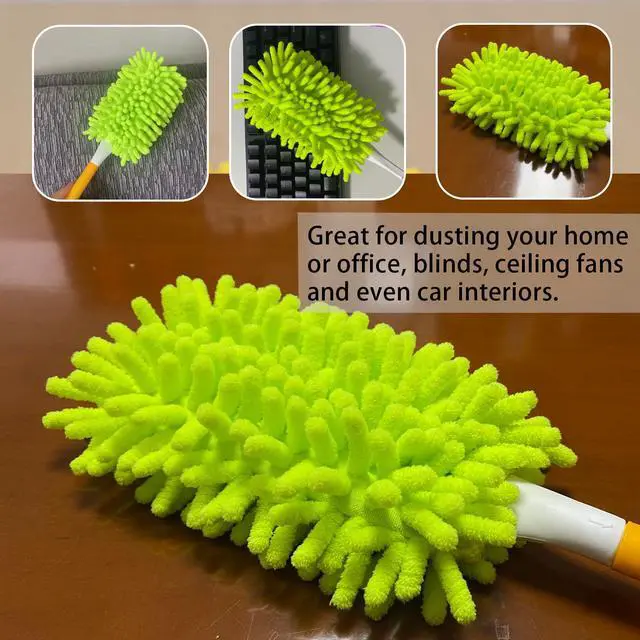 Alt view image 6 of 6 - 4 Pack Reusable Duster Refill Compatible with Swiffer Hand Duster