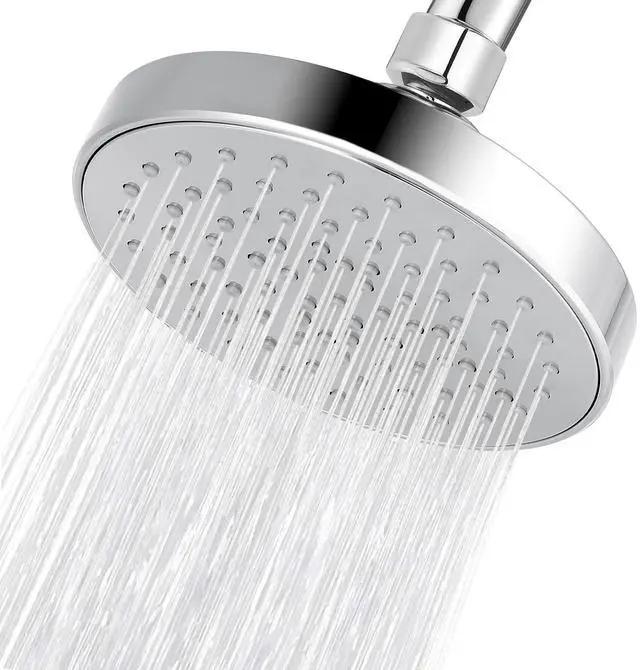 Main image of High Pressure Shower Head - 4.7 Powerful Bathroom Pressure Boosting Rain Showerhead - Perfect Universal Replacement for Rainfall Shower Heads (Chrome)