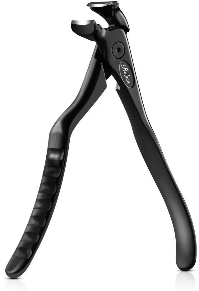 Main image of Ergonomic Nail Clipper for Seniors - Toenail Clipper for Thick Toenails and Fingernails, Long Handle Nail Clippers with Catcher (Black, Long Handle)