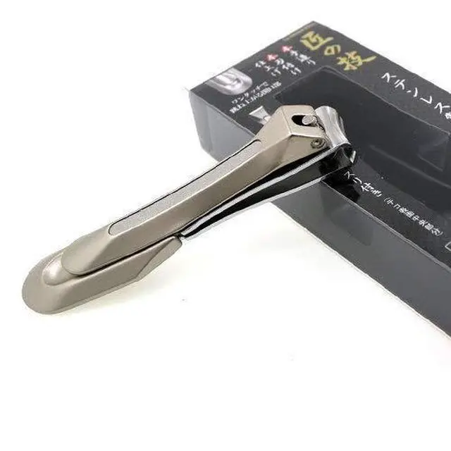 Alt view image 7 of 7 - Takumi No Waza - Stainless Steel Nail Clipper (G-1205) - Built-in Nail File - Made in Japan