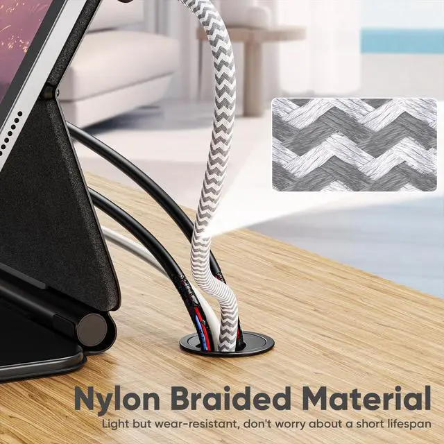 Alt view image 7 of 7 - 20 Ft USB C Cable Extra Long, Type A to C 18W Fast Charging Charger Cord | Compatible with PS5 Controller, iPhone 17/16/15, Android Phone, Tablet, Game Controller, Camera, and More