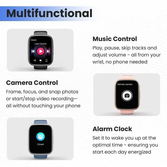 Alt view image 5 of 7 - Watch for Men Women (Answer/Make Call), 1.95" Touch Screen Fitness Tracker with Heart Rate/Sleep Monitor, IP68 Waterproof Smartwatch for Android iOS, Fitness Watch with 120+ Sports Modes, Pink