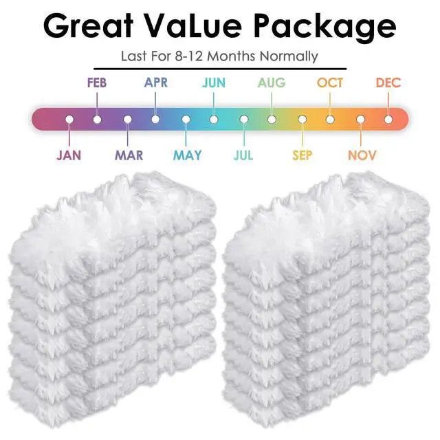 Alt view image 4 of 7 - (15 Count) Disposable Duster Refills Compatible with O-Cedar Flex & Catch Dusters, Heavy Duty Dust Refills, Multi-Surface Duster Replacement Kit, Dust Removal Brush Heads, Soft microfibers